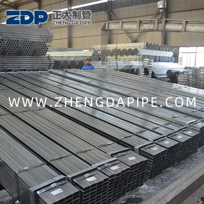 20X20 200X200 Tubo rectangular pre galvanizado
