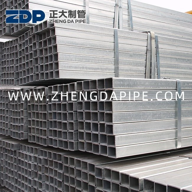 Tubo de acero rectangular 20X40 200X400 GI