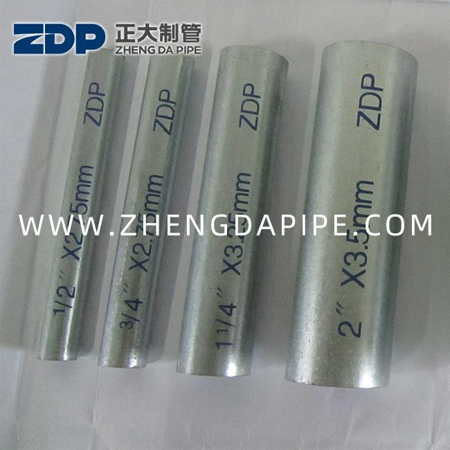 BS 1387 EN10219 Tubería de acero galvanizado
