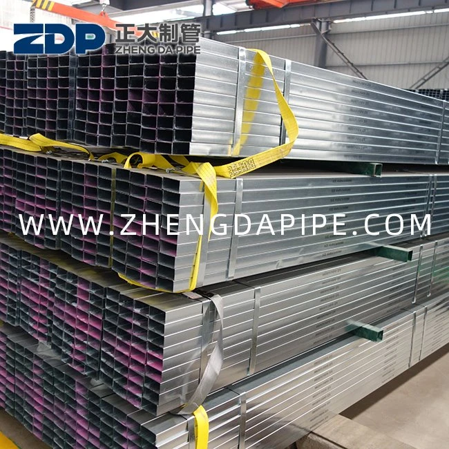 MS863:2010 Tubo rectangular pre galvanizado