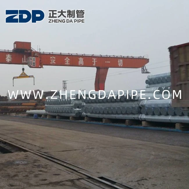MS863 Pipa de acero galvanizado