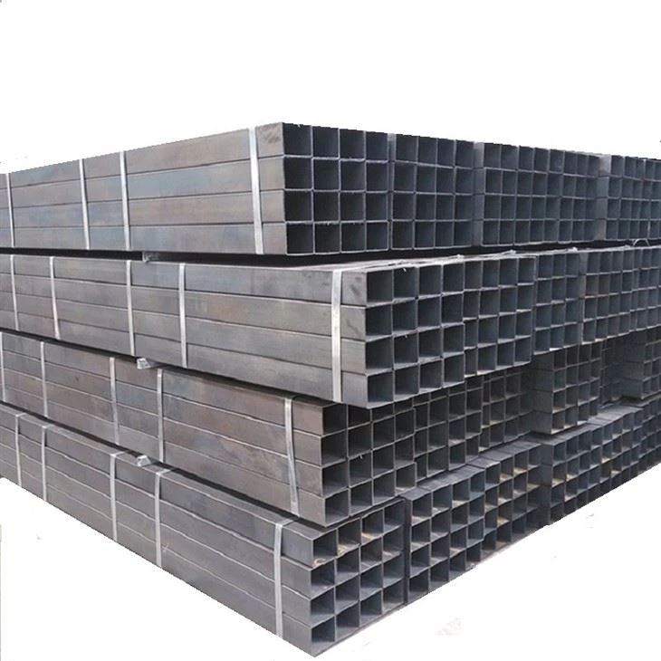 Tubo de tubo de acero cuadrado SHS RHS de sección hueca rectangular y cuadrado de acero al carbono ASTM A36