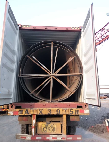 Tubo soldado con autógena espiral grande del acero dulce SSAW del diámetro 64inch para el aceite/petróleo
