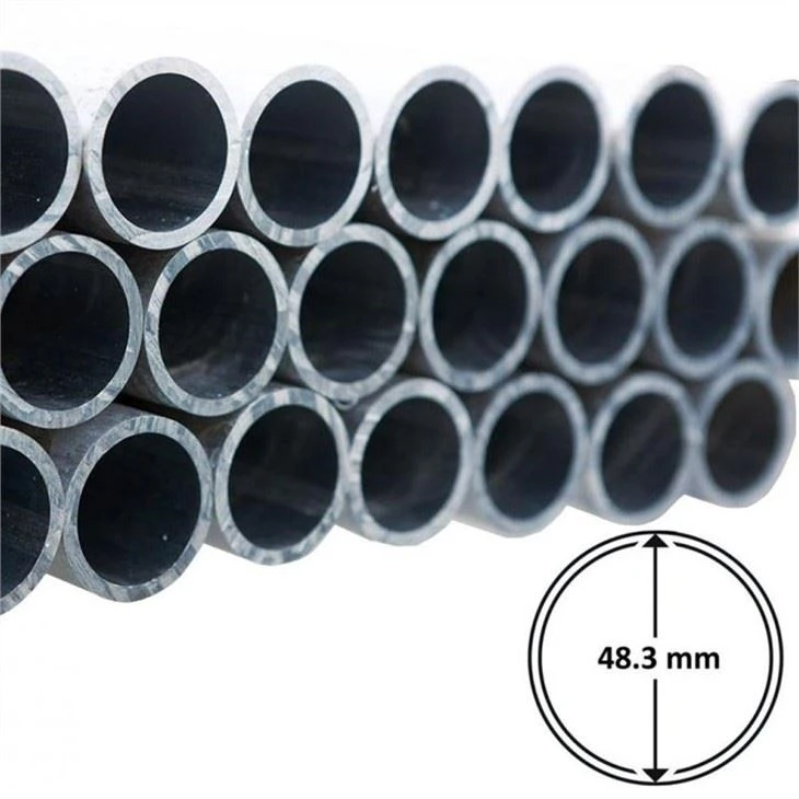 Tubo de andamio galvanizado EN39 S235JR