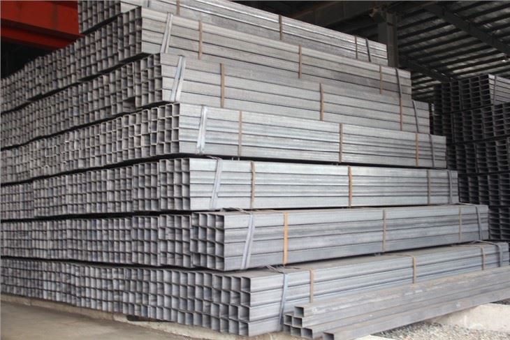 Ms Rectangular Hollow Gi Pipe Tubo de acero galvanizado