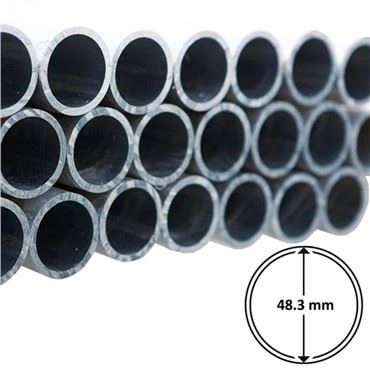 Tubo de andamio galvanizado EN39 S235JR