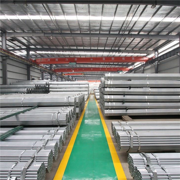 Tubo de andamio GI galvanizado JIS G3444 48.3 * 2.4 * 6000 mm
