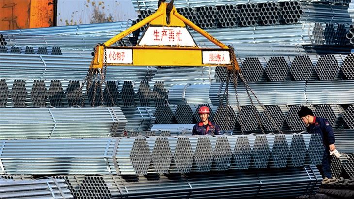 Tubo de tubo de andamio GI galvanizado estándar JIS 48.6 * 2.4 * 6000 mm