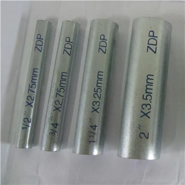 Tubos de acero galvanizado BS 1387 DN20 -DN200